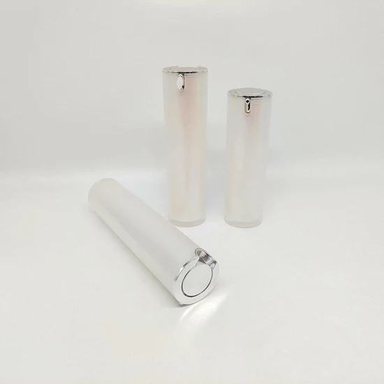 Bouteille cosmétique vide de haute qualité 15ml 30ml 50ml, récipient sans air à Double paroi, pot en acrylique, bouteilles en acrylique
