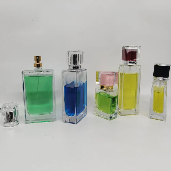 Bouteille de parfum en cristal rechargeable de luxe, récipient en verre de 15ml, 30ml, 50ml, bouteilles cosmétiques
